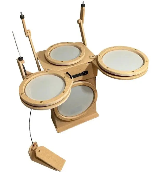 🥁 Portable Acoustic Drum Kit – Compact, Customizable & Travel-Ready