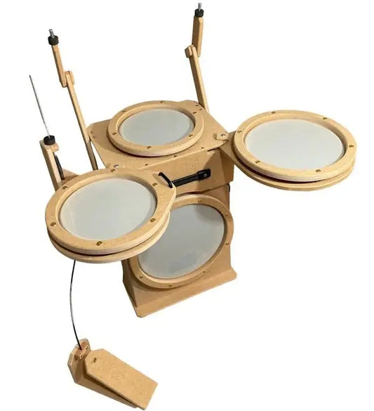 🥁 Portable Acoustic Drum Kit – Compact, Customizable & Travel-Ready